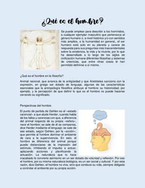 Qué Es El Hombre 2