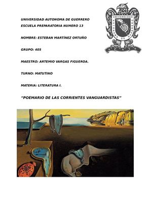 Corrientes Vanguardistas