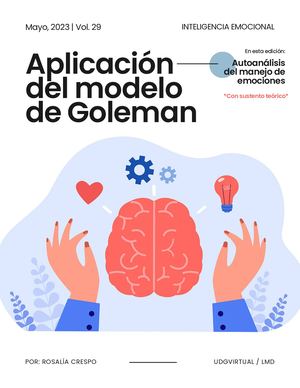 3.4 Aplicación del modelo de Goleman