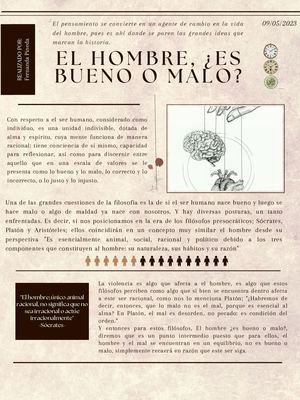 El Hombre ¿Es Bueno O Malo?
