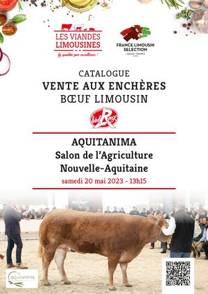 Catalogue vente Les viandes Limousines Aquitanima 2023