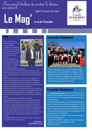 Le Mag' de l'Ensemble Baudimont - Numéro 4
