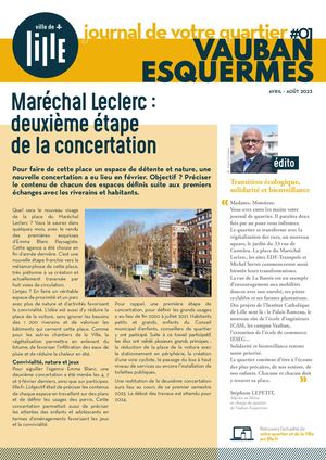 Journal de quartier - Vauban-Esquermes - Avril/Août 2023
