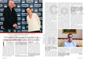 Il Consigliere Regionale Renato Perrini in campo a sostenere Fortunato Costantino