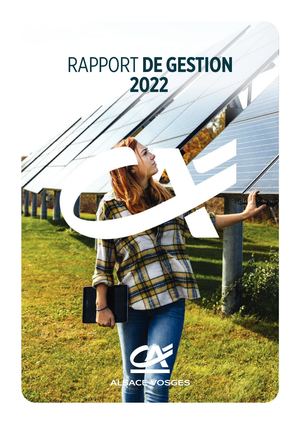 Rapport de Gestion 2022