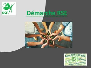 ANNEXE 1 Diaporama Démarche Rse