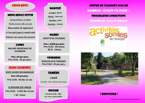 Semaine 24 Au 30 Juillet