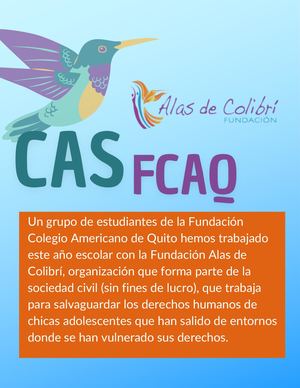 CAS Fundación Alas de Colibrí