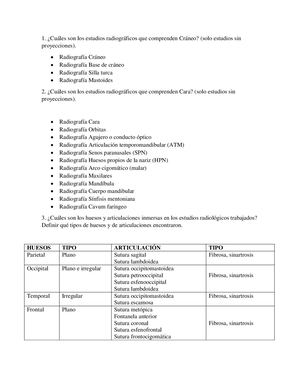 Anatomía Radiológica