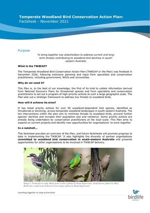 Woodlands Birds CAP Factsheet