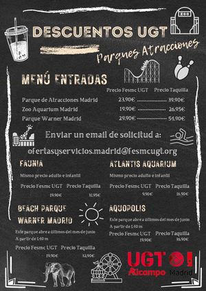 Descuentos Ugt para afiliad@s