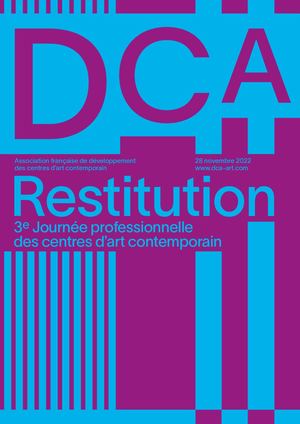 Restitution — Journée professionnelle DCA 2022