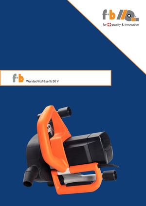 Wandschlitzfräse DE