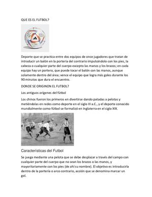 Que Es El Futbol