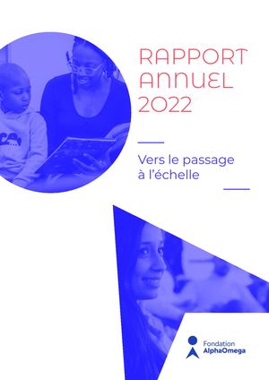 Fondation AlphaOmega -  Rapport Annuel 2022