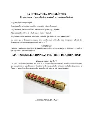 La Literatura Apocalíptica