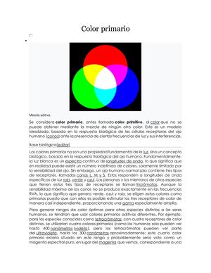 Color Primario