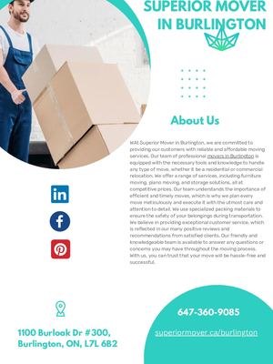 Superior Mover in Burlington