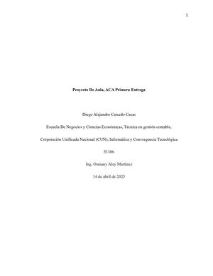 Proyecto De Aula Aca Primera Entrega Convergencia