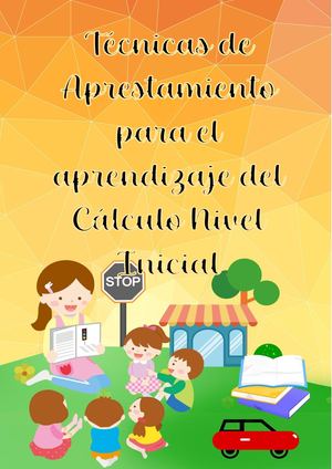 MANUAL DE TÉCNICAS DE APRESTAMIENTO DE EDUCACIÓN INICIAL