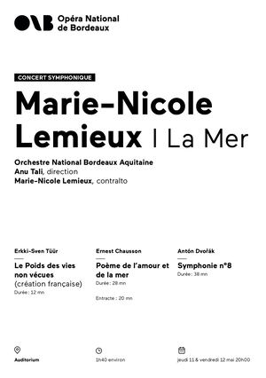 SYMPHONIQUE - Marie-Nicole Lemieux - Les 11 et 12 MAI .23