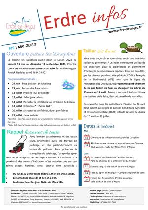 Erdre Infos n°19 - Mai 2023