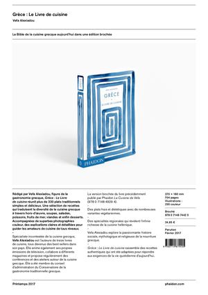 Grèce Le Livre De Cuisine 9780714874425