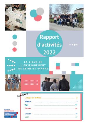 Rapport D'activités 2022