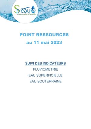 SDeau50, Note Ressources du 11 mai 2023