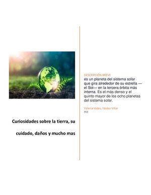 El Planeta Tierra Está En Peligro Y Necesita Nuestra Ayuda