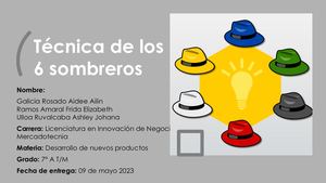 Técnica 6 Sombreros