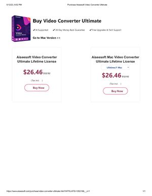 78% OFF Aiseesoft Video Converter Ultimate Discount Coupon Rabatt Code - https://bit.ly/3VV7F4l