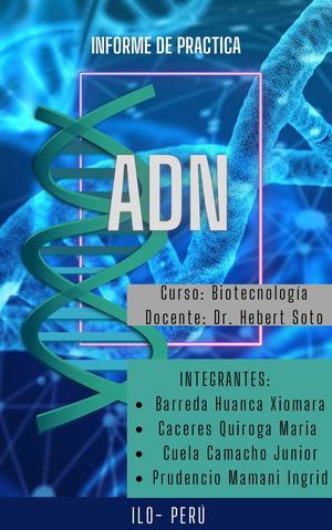 ELABORACIÓN DE MAQUETA DE ESTRUCTURA DEL ADN