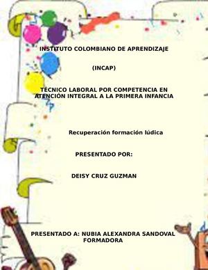 Cancionero Formacion Ludica