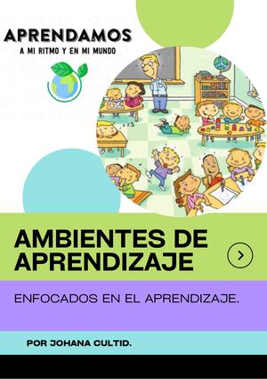Ambientes De Aprendizaje