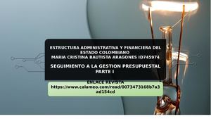 Estructura Administrativa Y Financiera Del Estado Colombiano Maria