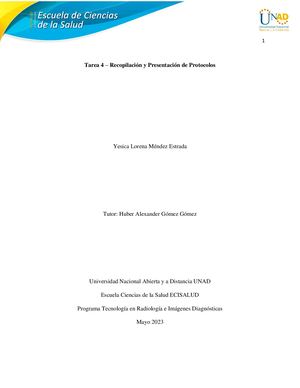Tarea 4 Recopilación Y Presentación De Protocolos
