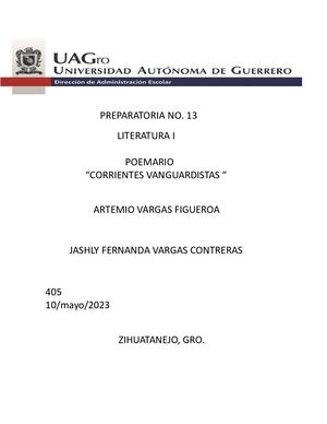 Corrientes Vanguardistas