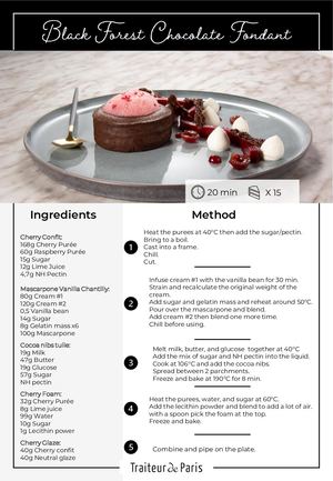 Eustralis Belgian Chocolate Fondant Recipes