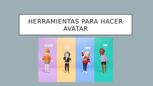 Herramientas Para Hacer Avatar