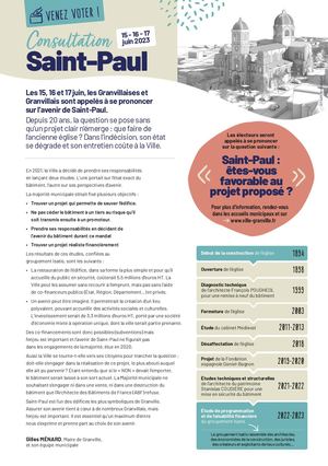 Devenir de Saint-Paul - le point sur la consultation