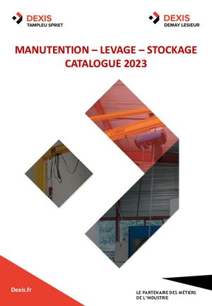 Catalogue Manutention Levage Stockage