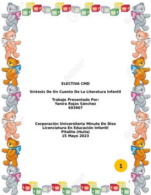 Sintesis De Un Cuento