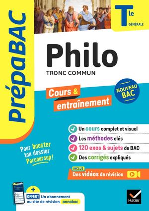 Prépabac Philo Tle générale - Bac 2024