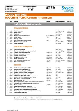 Promo Sysco BCT 06 2023 FR