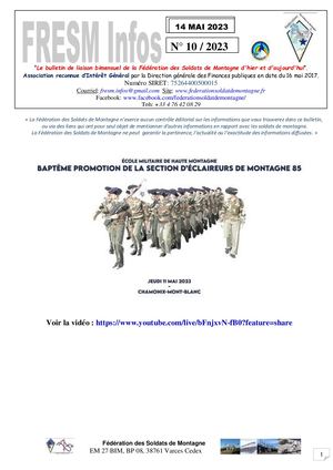 Fresm Infos N°10 Du 14 Mai 2023
