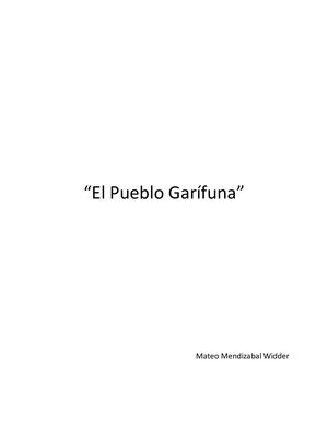 El Pueblo Garífuna