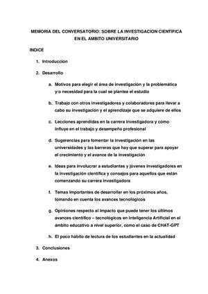 LA INVESTIGACIÓN CIENTÍFICA EN EL ÁMBITO UNIVERSITARIO