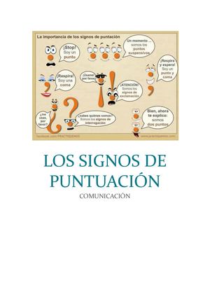 Los Signos De Puntuacion