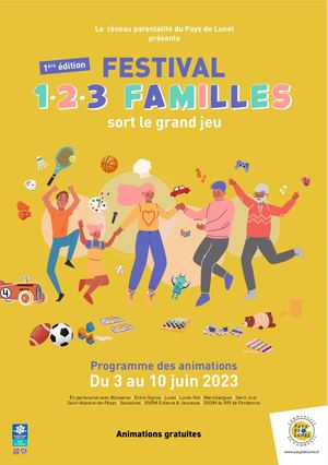 Festival 1, 2, 3 Familles 2023